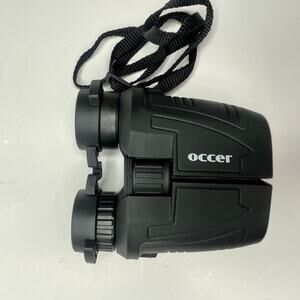Occer 12x25 Compact Low Light Vision Binoculars - Black